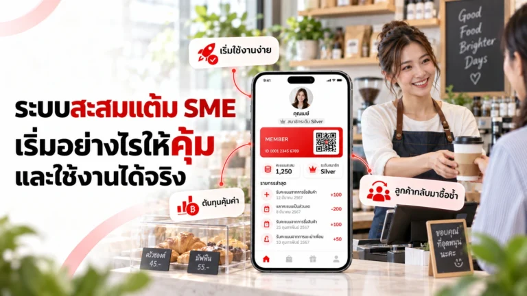 ระบบสะสมแต้ม SME เริ่มอย่างไรให้คุ้มและใช้งานได้จริง