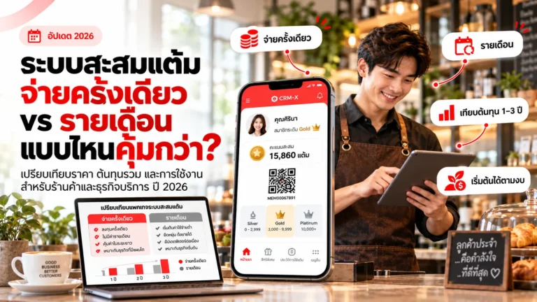 ระบบสะสมแต้มจ่ายครั้งเดียว vs รายเดือน คุ้มกว่าไหม? 2026